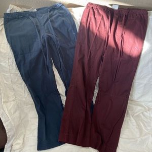 Puma maroon and army blue pants